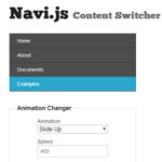 Navi.js - Content Switcher