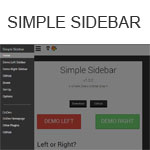 Simple Sidebar - A simple jQuery sidebar plugin