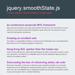jQuery smoothState - Stop the jankiness of page loads