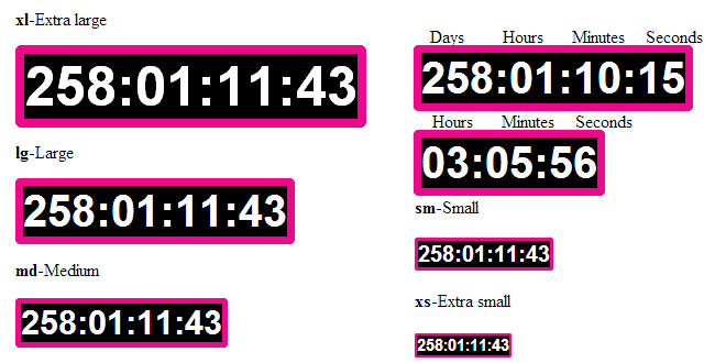jQuery CountdownTimer