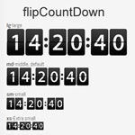 flipCountDown - Flip Count Down Retro Clock