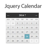 jQuery calendar - Simple calendar and date picker
