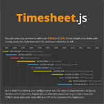 Timesheet.js - Simple HTML5 & CSS3 time sheets