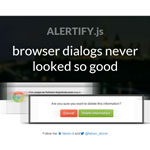 alertify.js : JavaScript Alert/Notification System