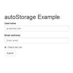 autoStorage - jQuery plugin for automatic webstorage