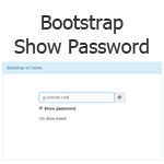 Bootstrap Show Password