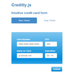 Creditly.js - An intuitive credit card form