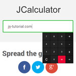 jCalculator - Awesome jQuery plugin for calculator inputs