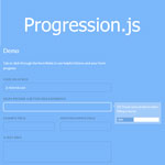 Progression.js - Real time hints & progress updates