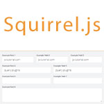 Squirrel.js - Store field values in HTML5 session Storage