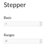 Stepper - Cross browser number inputs