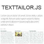 TextTailor.js - Made text to fit your needs