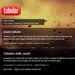 jQuery tubular - Set a YouTube video as page background