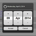Mobi Pick - Android-style datepicker widget
