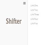 Shifter – Slide Out Mobile Navigation