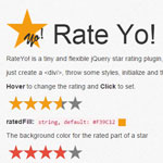 rateYo -  A simple and flexible star rating plugin