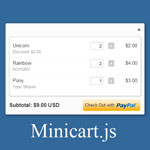 Minicart.js - Great way to improve your PayPal shopping cart
