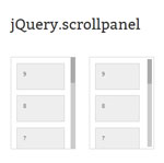jQuery Scrollpanel - Simple vertical scrollpanel