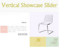 Vertical Showcase Slider