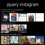 jQuery instagram