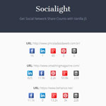 Socialight - Get Social Network Share Counts