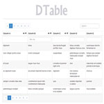 DTable – Data Table