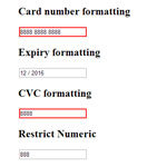 jQuery Payment - Building credit card forms