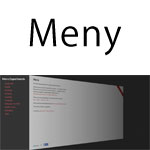Meny - A three dimensional and space effecient menu