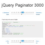 jQuery Paginator 3000 - Amazing jQuery Pagination