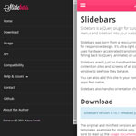 Slidebars - App style off-canvas menus and sidebars