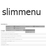 slimMenu - Create responsive and multi-level navigation menus