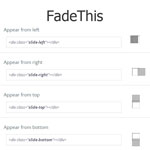 FadeThis -  Fade as you scroll features