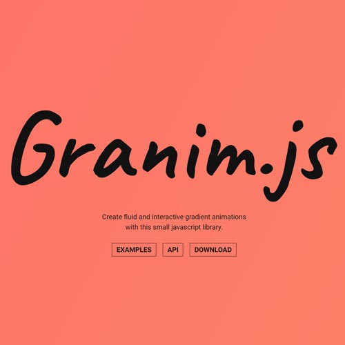 Granim.js - Create fluid and interactive gradient animations