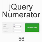 jQuery Numerator - Easily animate numbers