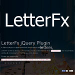 LetterFx jQuery Plugin