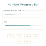Number Progress Bar - A lovely progressbar