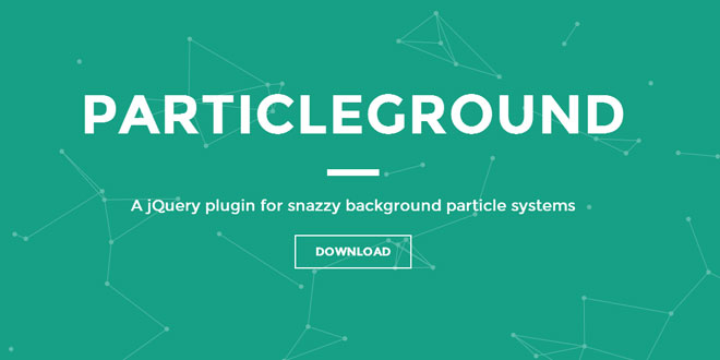 Particle ground -  Snazzy background particle systems