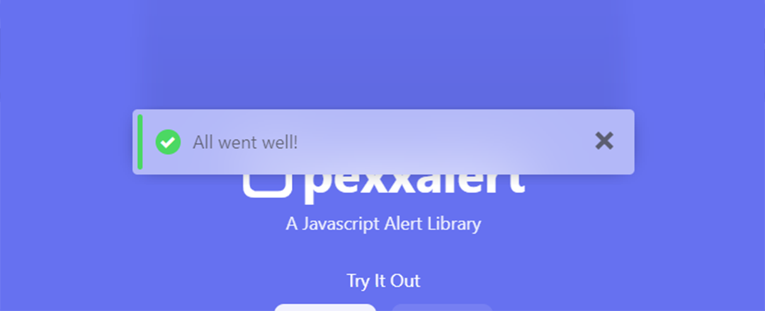 PexxAlert  - With 5 Fully customizable templates and sound effects