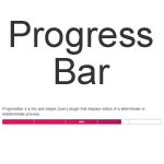 Progress Bar - Tiny and simple jQuery plugin