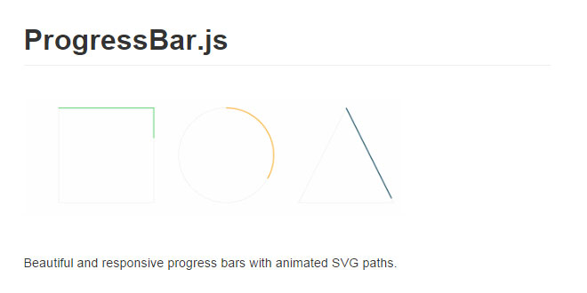 Progressbar.js - Beautiful and responsive progress bars