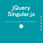 Singular.js -  Create SinglePage Website