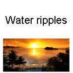 Water ripples effect