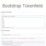 Bootstrap Tokenfield - jQuery tagging / tokenizer input plugin