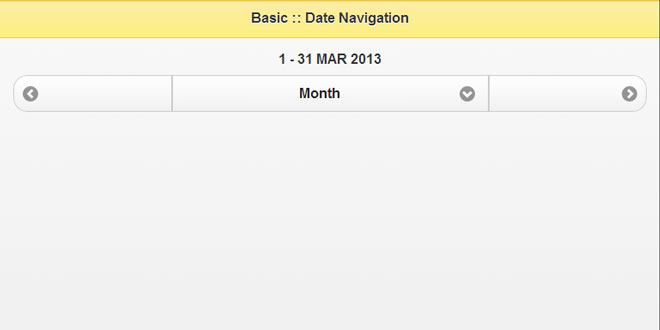 JQuery Mobile Date Navigation