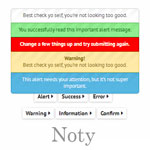 noty - alert - success - error - warning - information - confirmation