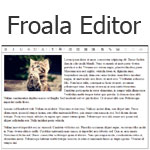 Froala Editor - jQuery WYSIWYG Rich Text Editor Plugin