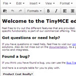 TinyMCE - Javascript WYSIWYG editor