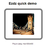 ezdz- Turn input type file into a nice drag & drop zone