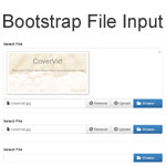 Bootstrap File Input - Enhanced HTML 5 file input