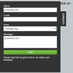 Contactable - A jQuery and PHP slide out contact form